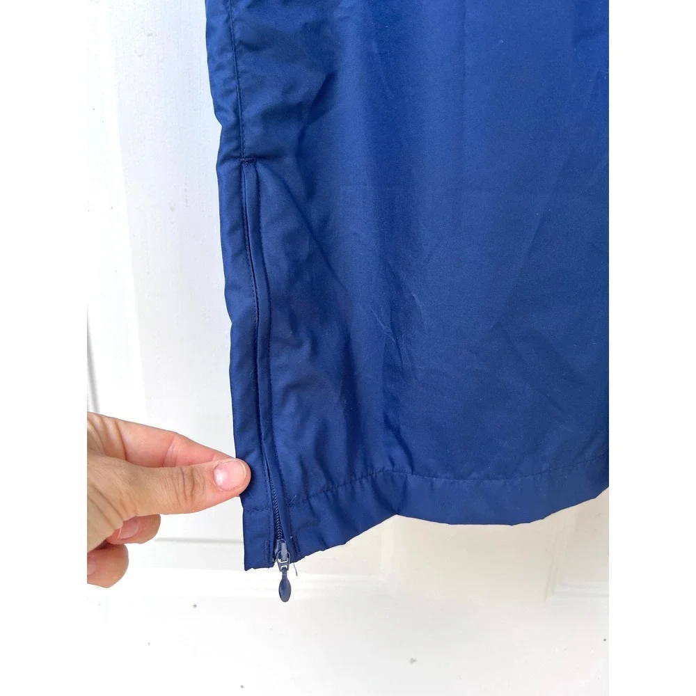 Vintage Adidas Wind Pants Mens Medium Blue Mesh Lined Ankle Zip Y2K Tracksuit